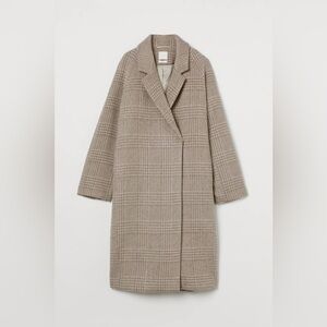 H&M wool blend coat size S